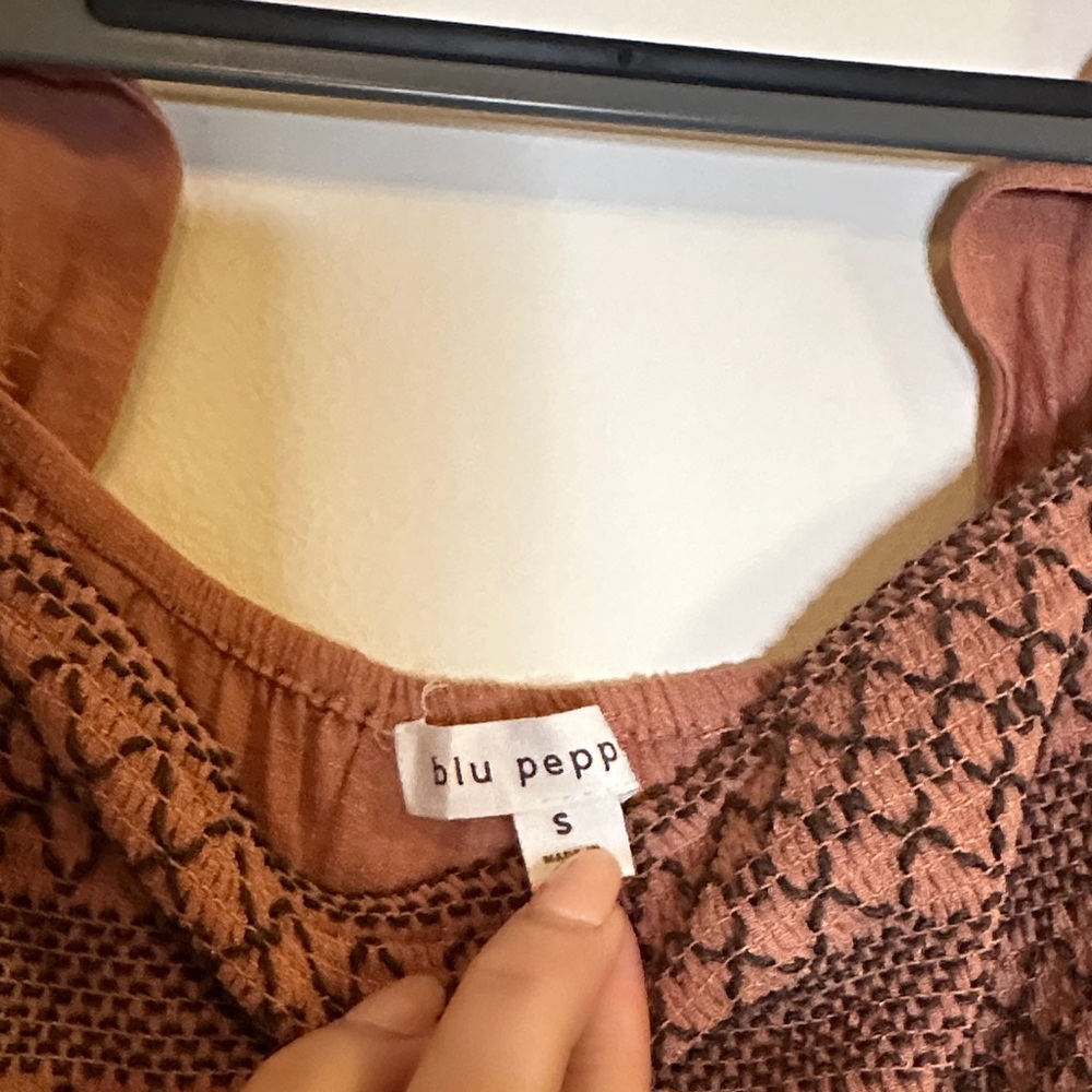 Blu Pepper Mini Dress - Picture 2 of 10